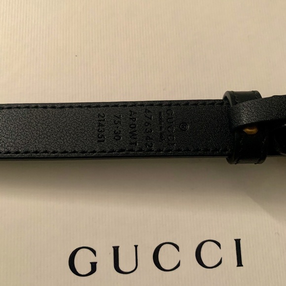 GUCCI belt with pearls